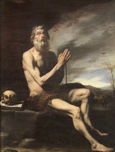 Eremiten Paulus av Jusepe de Ribera