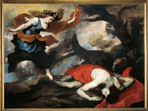 Venus och Adonis (olja på duk) av Jusepe de Ribera