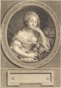 Det lätta plagget av Juste Chevillet after Pierre Antoine Baudouin