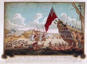 Infångandet av Louisbourg, 1745 av Justin Stevens