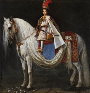 Ryttarporträtt av Leopoldo de