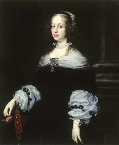 Porträtt av grevinnan Teresa Dudley di Carpegna, 1654