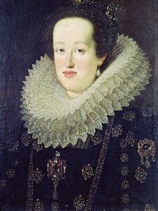 Porträtt av Eleonora av Gonzaga Mantua (1598-1655) 1622-55