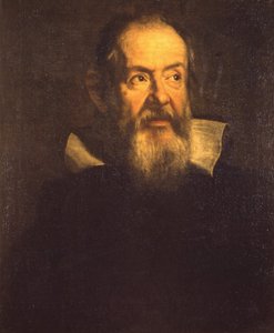 Porträtt av Galileo Galilei dit Galileo (1564 - 1642). - Uffizimuseet, Florens. Målning av Justus Sustermans (1597-1681)
