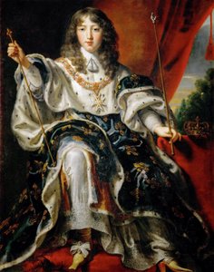 German: König Ludwig XIV. (1638-1715) von Frankreich King Louis XIV (1638-1715) of France av Justus van Egmont