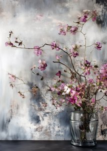 Ömtåliga rosa blommor av Justyna Jaszke