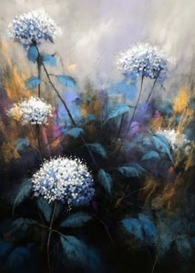 Drömlika blå blommor