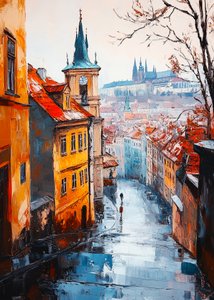 Reflektioner från Prag av Justyna Jaszke