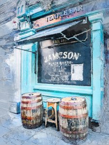 Ingången till Rustic Blue Bar av Justyna Jaszke