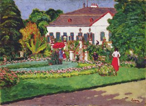 Herrgård i Kertvelyes, 1907 av József Rippl Rónai