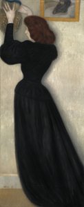 Smal kvinna med vas, 1894 av József Rippl Rónai