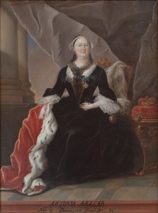 Antonia Amalia. Hertiginnan av Brunswick och Lüneburg. Född 22 april 1696 av KMS Stroe 16 H Ubekendt