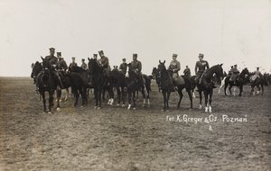 Album Jack Bosio - War Campaign 1917-1920 : Militärt uppdrag i Polen (Warszawa - Posen) mars-april 1919, ett hästbatteri i Posen (Poznan), 03-041919 av K. Greger