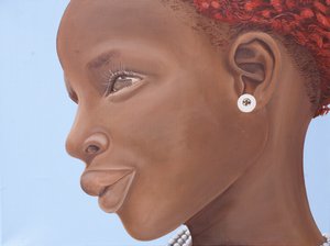 Brown Introspection, 2007 (olja och akryl på duk)