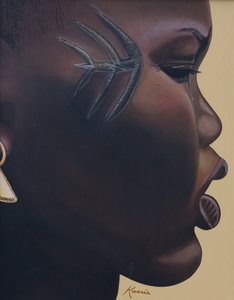 Tribal Mark, 2007 (olja och akryl på duk)