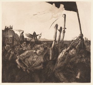 Uppror (Uproar) av Käthe Kollwitz