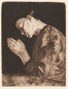 Den bedjande flickan (Praying Girl) av Käthe Kollwitz