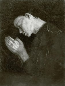 Bedande flicka av Käthe Kollwitz