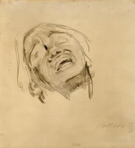 Kvinnans huvud av Käthe Kollwitz