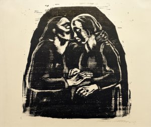 K. Kollwitz, Maria och Elisabeth III av Käthe Kollwitz