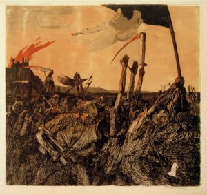 Käthe Kollwitz, upplopp av Käthe Kollwitz