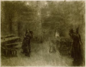 Käthe Kollwitz, scen från Germinal av Käthe Kollwitz