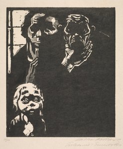 Proletariatet: nr 1 utan arbete av Käthe Kollwitz