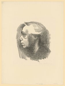 Självporträtt (1:a versionen) av Käthe Kollwitz