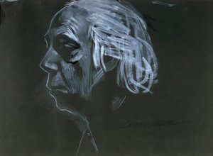 Självporträtt av Käthe Kollwitz