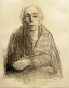 Självporträtt av Käthe Kollwitz