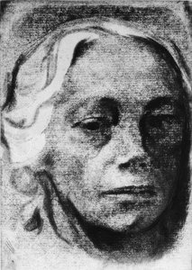 Självporträtt av Käthe Kollwitz
