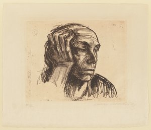 Självporträtt av Käthe Kollwitz