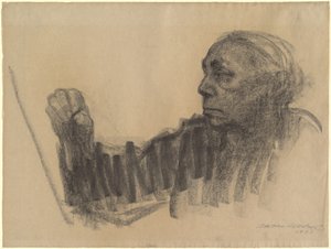 Självporträtt av Käthe Kollwitz