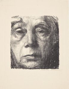 Självporträtt av Käthe Kollwitz