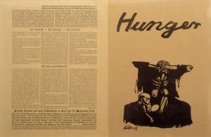 Sovjetryssland, livsmedelskris / broschyr, K. Kollwitz av Käthe Kollwitz