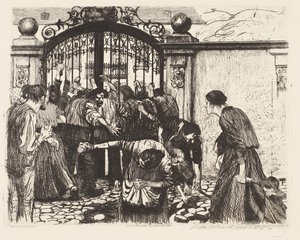 Anfall (Attack) av Käthe Kollwitz