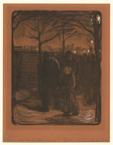 Förorten (1:a versionen) av Käthe Kollwitz