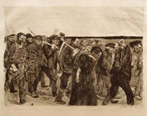Väver tåg av Käthe Kollwitz