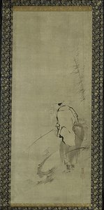 Triptyk av Zhou Moushu, Xiwangmu och Taigong Wang