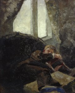 Ung man - dagen efter (baksmälla) 1884 (olja på duk)