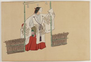 Blommor i hundra världar (Momoyogusa): Nonomiya (Nonomiya) av Kamisaka Sekka