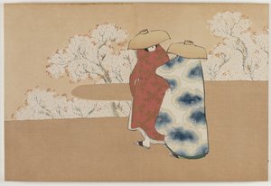 Flowers of a Hundred Worlds (Momoyogusa): Den tredje månaden (Yayoi) av Kamisaka Sekka