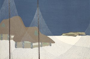 Fiskeby, fromomoyogusa av Kamisaka Sekka