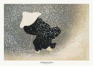 Snö från Momoyogusa av Kamisaka Sekka