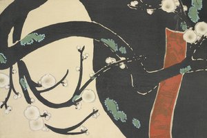 Ume, endast från Momoyo av Kamisaka Sekka