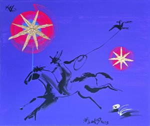 Kosmisk cowboytur av Kanat Ibragimov