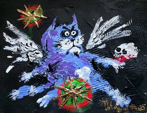Mörk fantasykatt