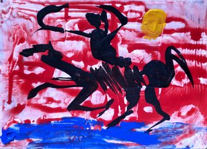 Primal Rider-striden av Kanat Ibragimov