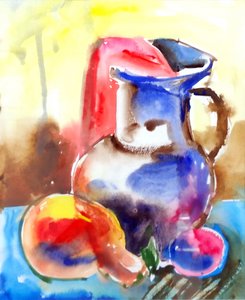 Ett färgsprakande stilleben av Kanat Ibragimov