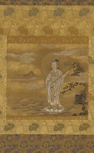 Bodhisattva korsar havet, Edo-perioden, 1600-talet.